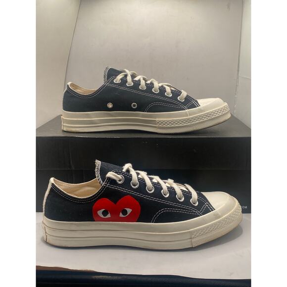 Converse x Comme des Garçons PLAY Chuck 70 Low Top Size M7/W9